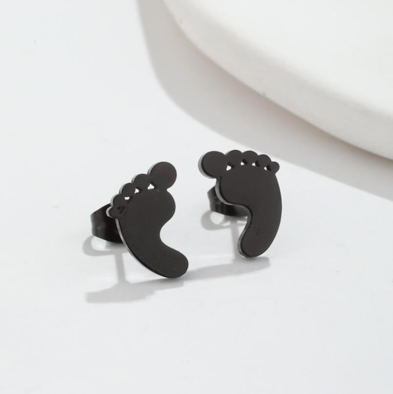 Cute MAMA Baby Feet Earring