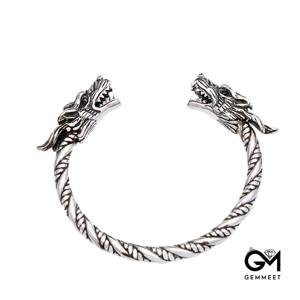 Stainless Steel Viking Solid Faucet Bracelet