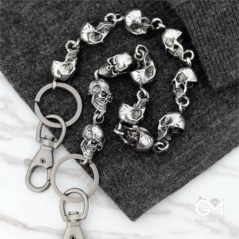 Men's Gothic Skull Head Waist Chain