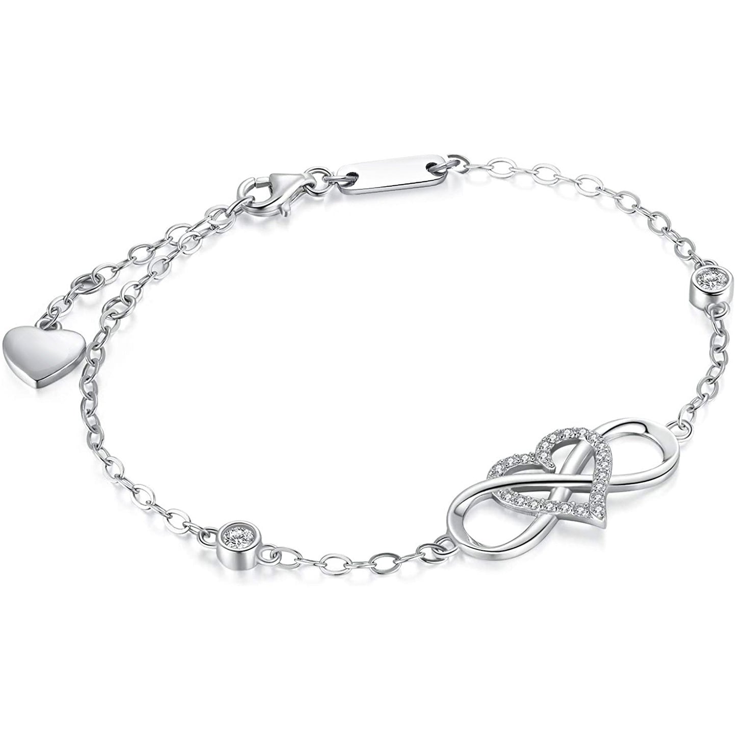 Fashion 8-Shaped Heart Bracelet