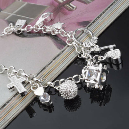 Thirteen Hanging Pieces Women Bracelet