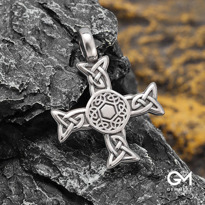 Alloy Hollow Cross Pendant Necklace