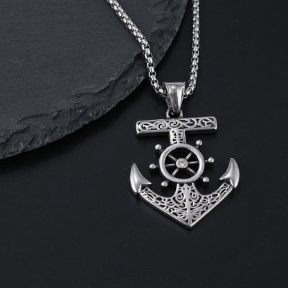 Simple Retro Anchor Pendant