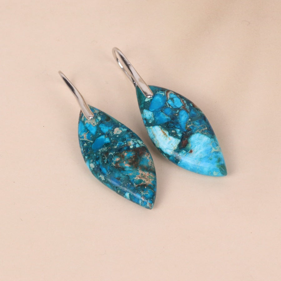 Blue Lancet Earrings