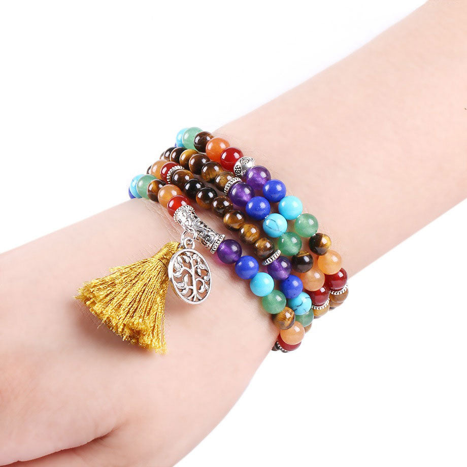 Multi-loop Winding Pure Hand-woven Bracelet