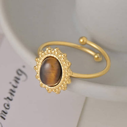 Tiger Eye Protection Ring