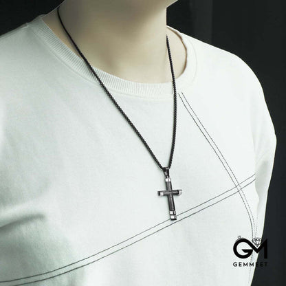 "I CAN DO ALL THINGS" Men's Strength Cross Necklace