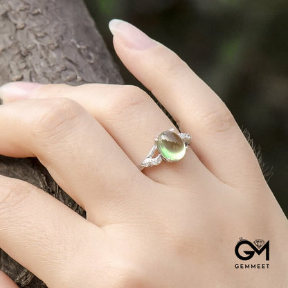 "Ring of Compassion" - Crystal Clear Peridot Ring