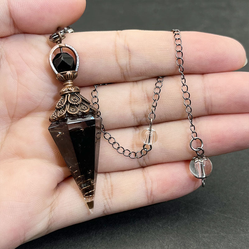 Crystal Obsidian Calm And Peace Pendulum