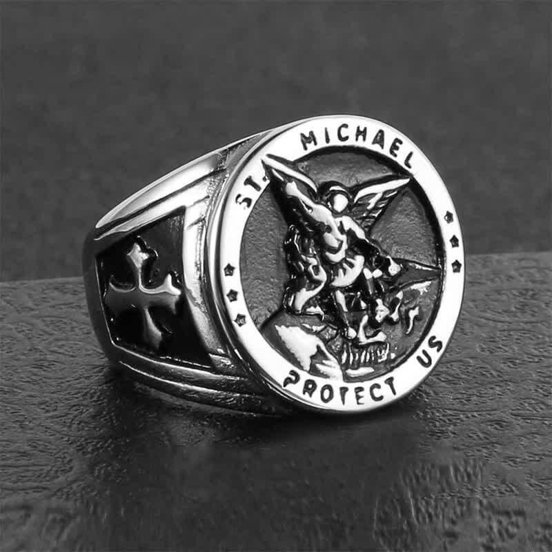 The Great Protector Satan Michael Ring