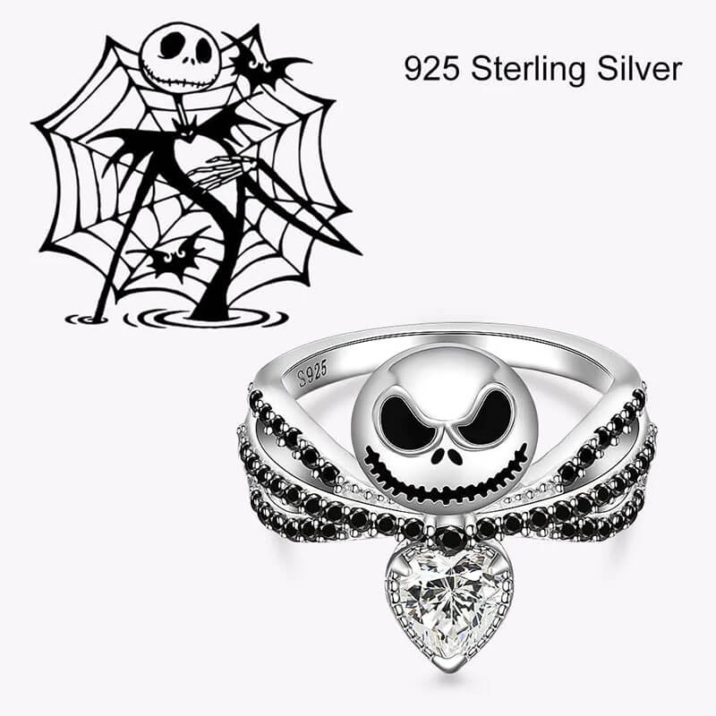 Creative Skull Heart Love Ring