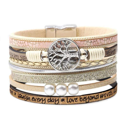 Women's Boho Tree of Life Bracelet