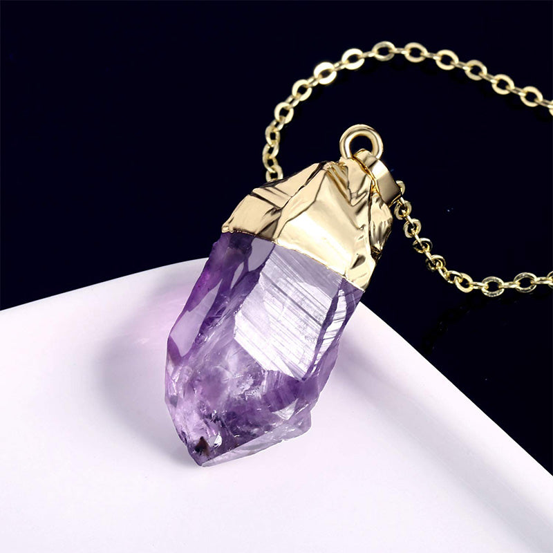 Amethyst Crystal Healing Necklace