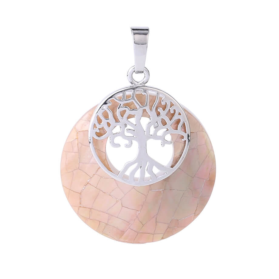 Fragments of Shell Spliced Into Pendants Necklace