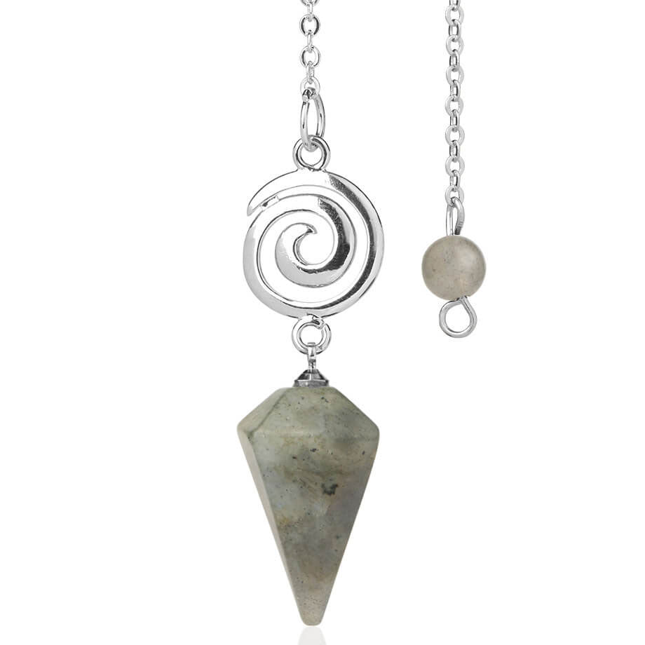 Spiral Crystal Pendant