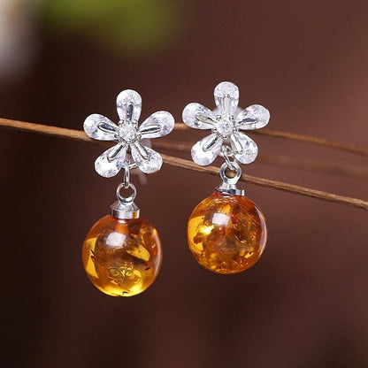 Amber Balance Earrings