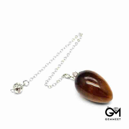 Crystal Egg Stone Spirit Pendulum