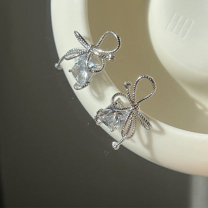 Auroral Bow Zircon Temperament Earrings