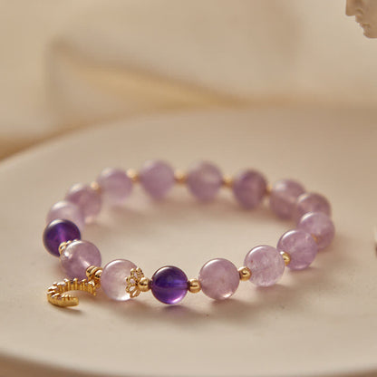 Amethyst Moon Protection Bracelet