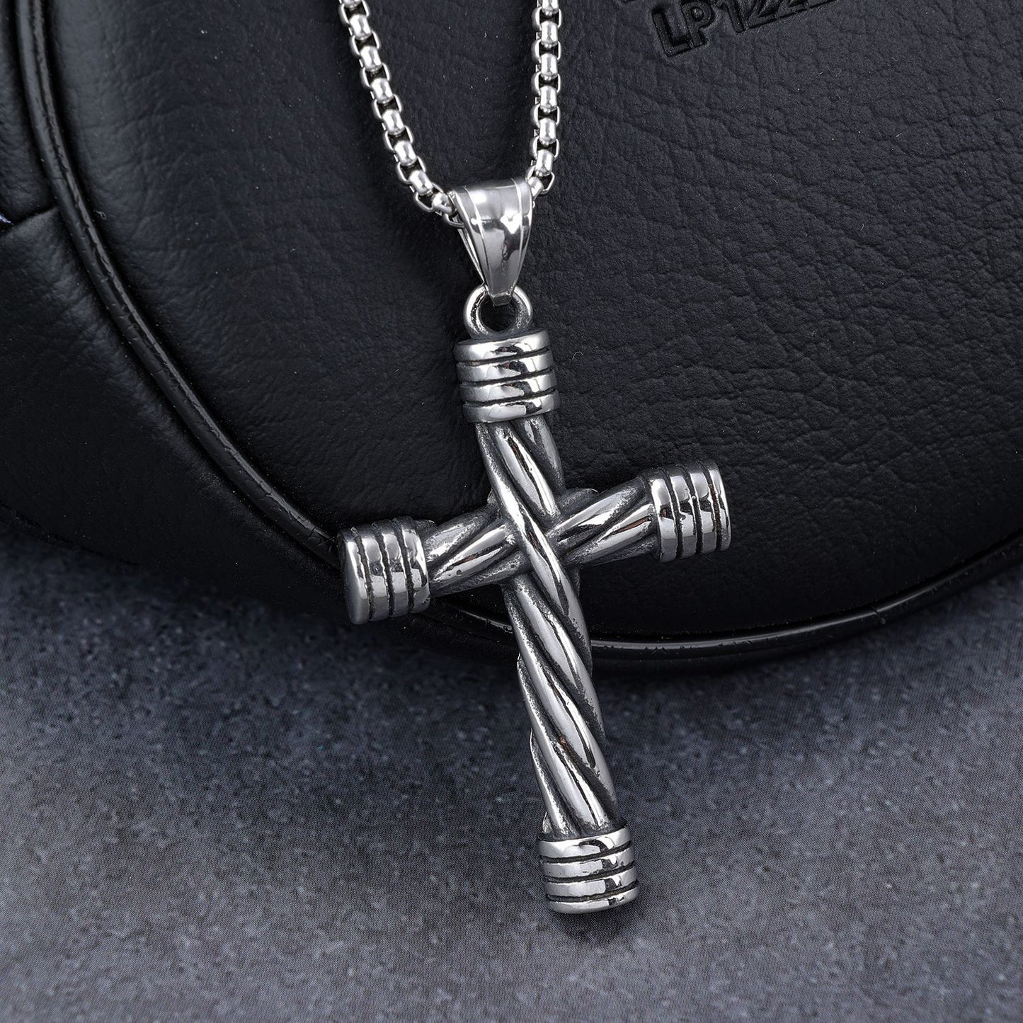 Kink Cross Stainless Steel Pendant