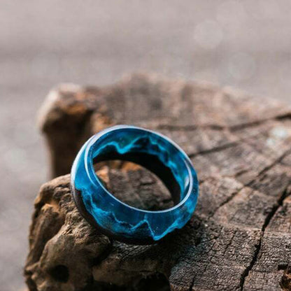 Wood Resin Glow Ring