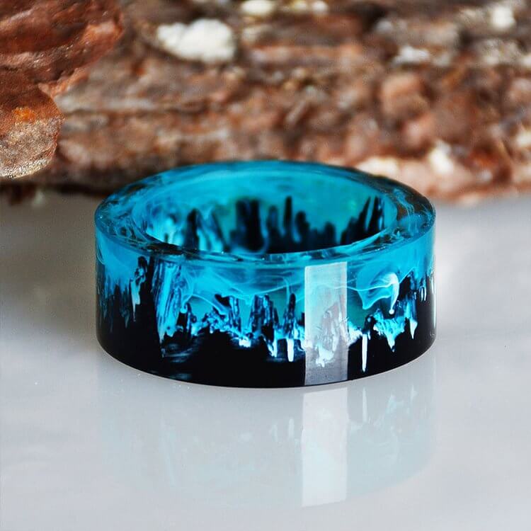 Arctic Glow - Blue Magical Ring