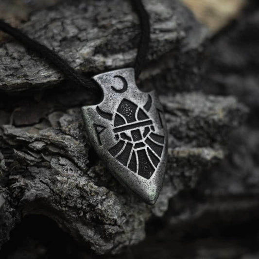 Men's Viking Odin Rune Arrowhead Necklace