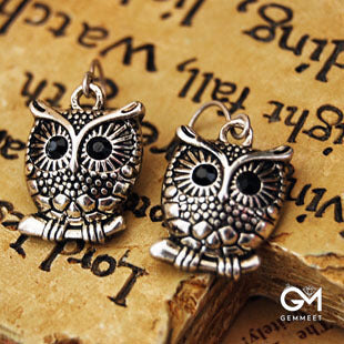 Vintage Owl Stud Earrings