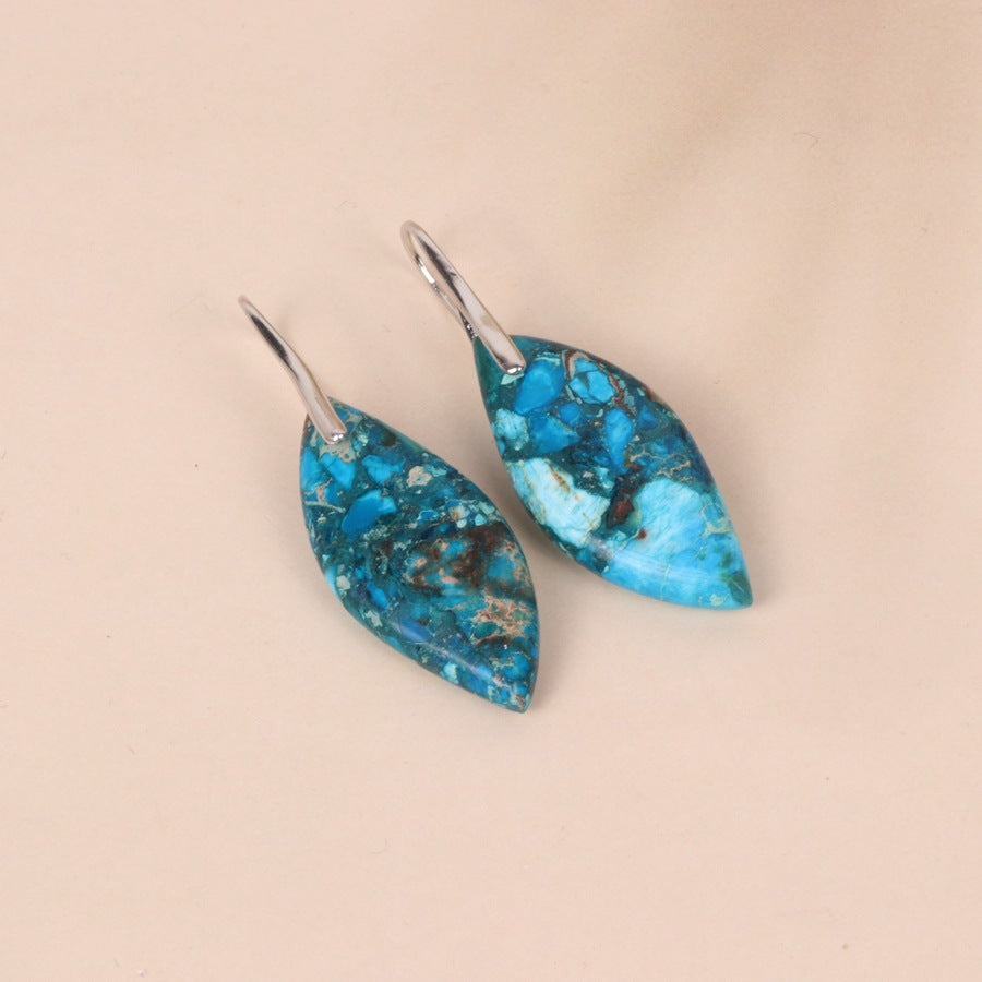 Blue Lancet Earrings