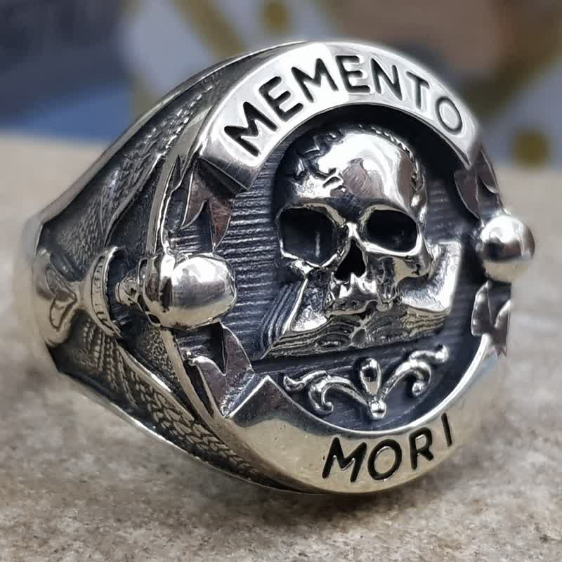 The Memento Mori Signet Ring