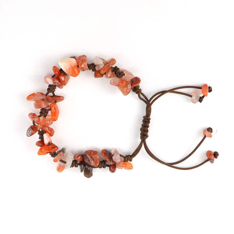 Agate Gravel Hand Woven Bracelet