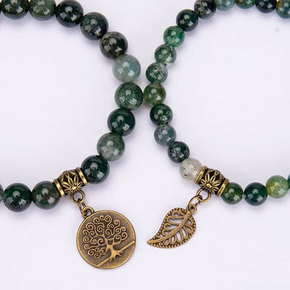 Green King Stone Protection Bracelet