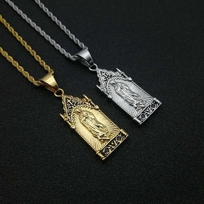 Hip Hop Jewelry Titanium Steel Maria Pendant