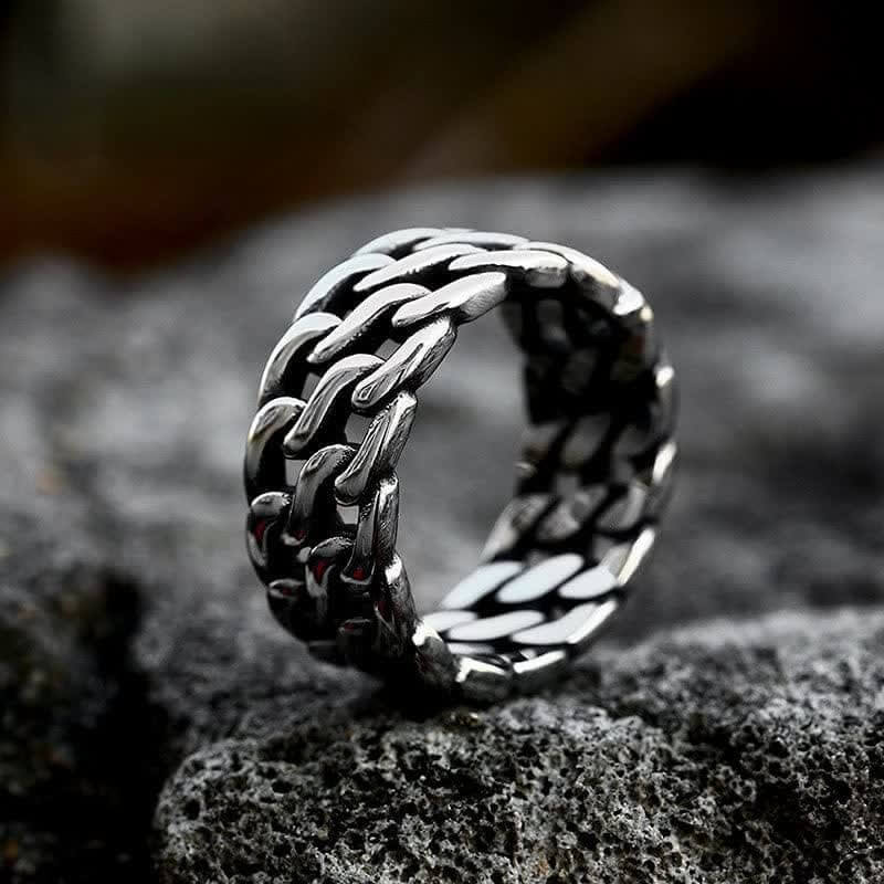 Men's Punk Rock Chain Ring