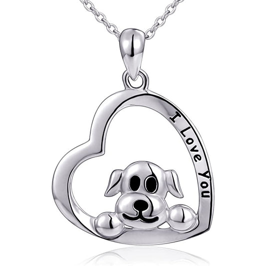 Fashion Cute Puppy Pendant Necklace