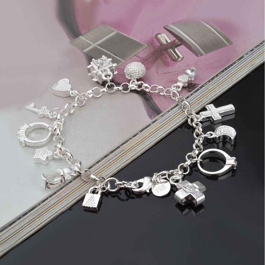 Thirteen Hanging Pieces Women Bracelet