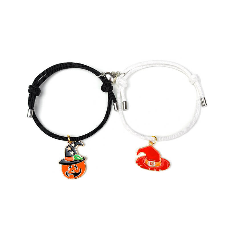 Halloween New Love Magnets Attract Couple Bracelets A Pair of Bracelets