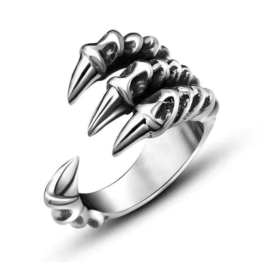 "Spirit Of The Eagle" Creative Men's Eagle Claw Adjustable Ring