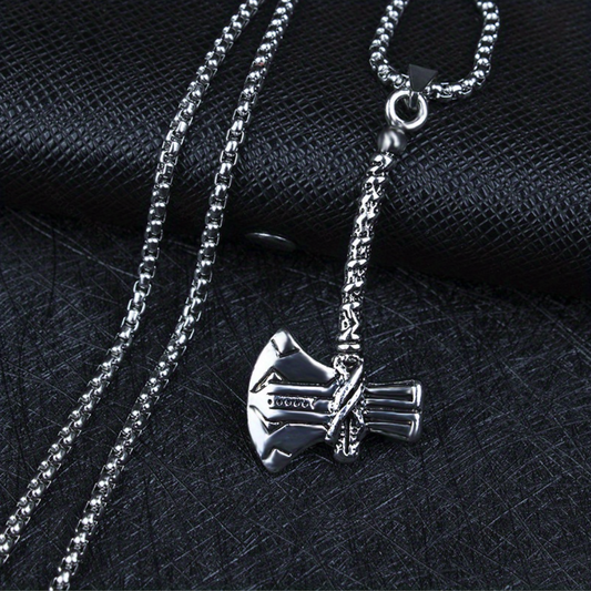 European and American retro tomahawk men's pendant necklace