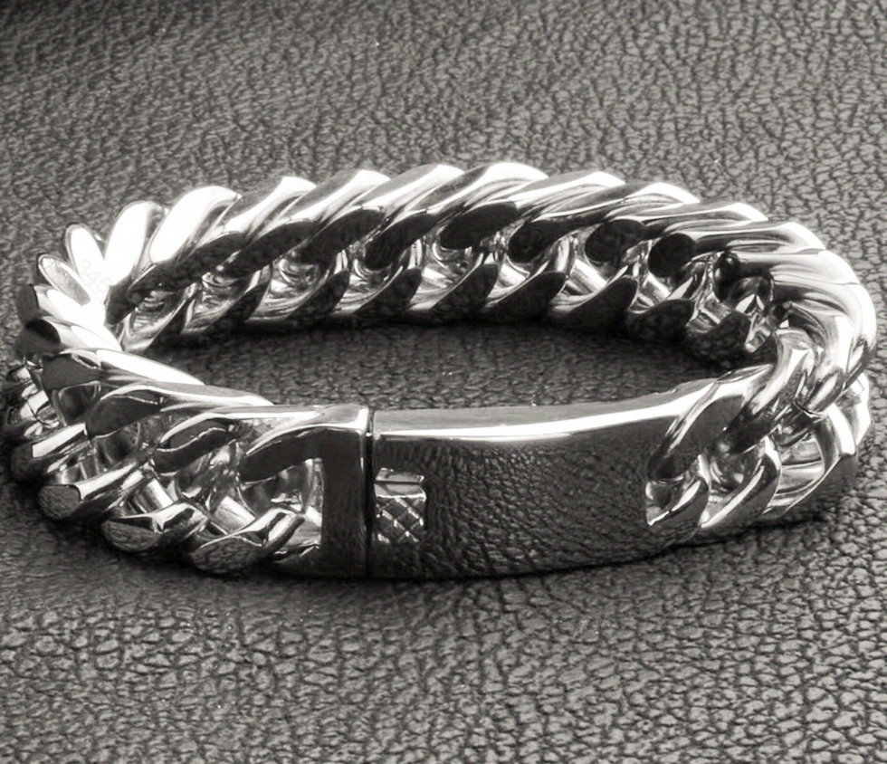 1pc Men's Stainless Steel Bracelet