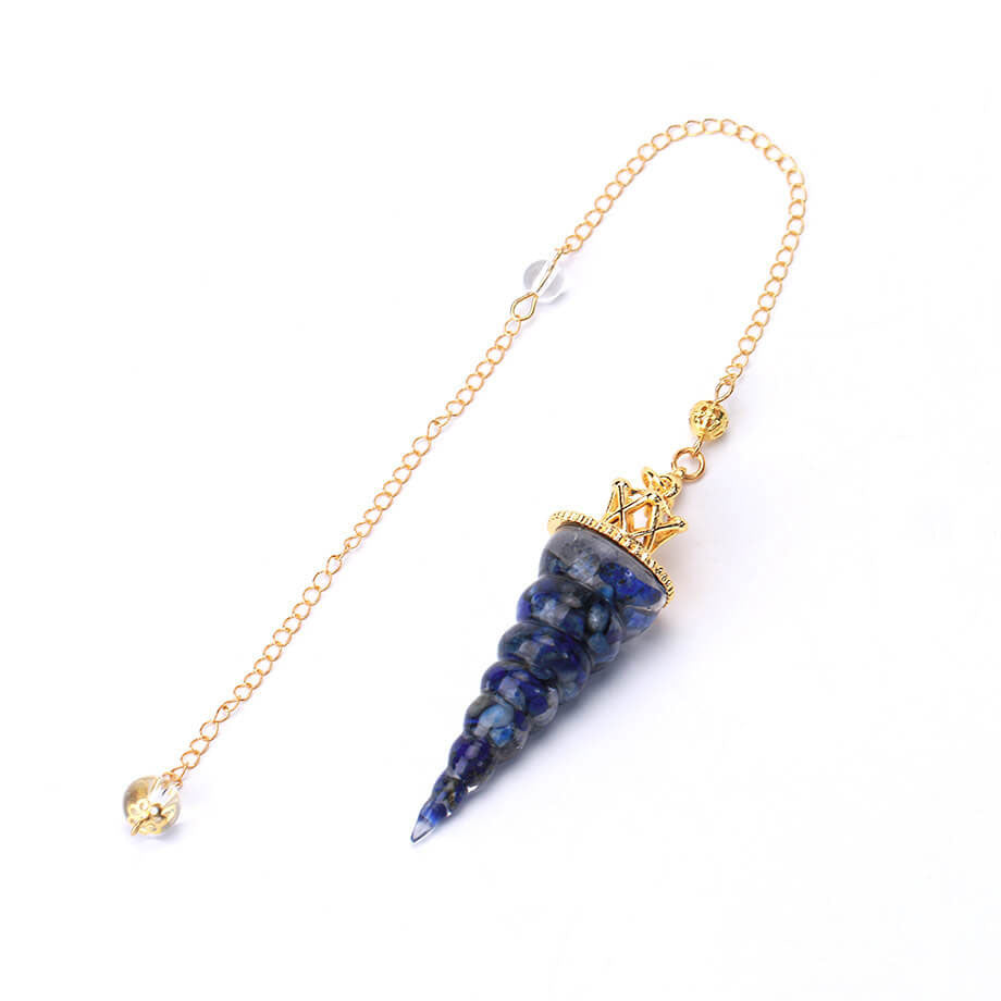 Seven Colorful Crystal Resin Mystery Pendant