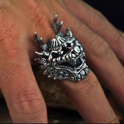 Retro Dragon Head Personality Domineering Dragon Ring