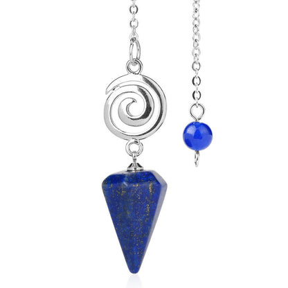 Spiral Crystal Pendant