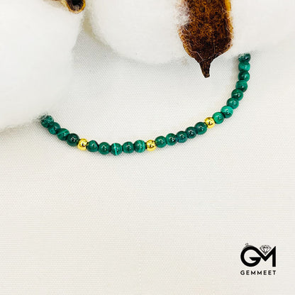 3MM Malachite Woven Bracelet