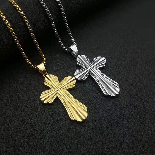 Punk Vintage Religious Cross Pendant