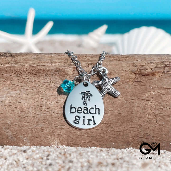 "Seaside Bliss" Beach Girl Necklace