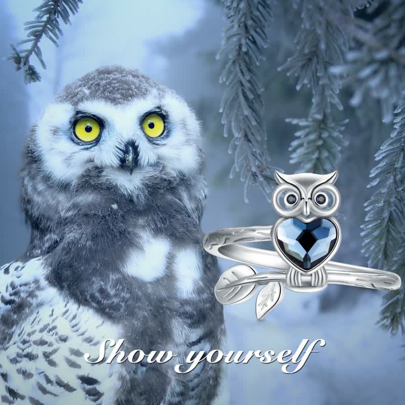 Women's Creative Wisdom Owl Ring