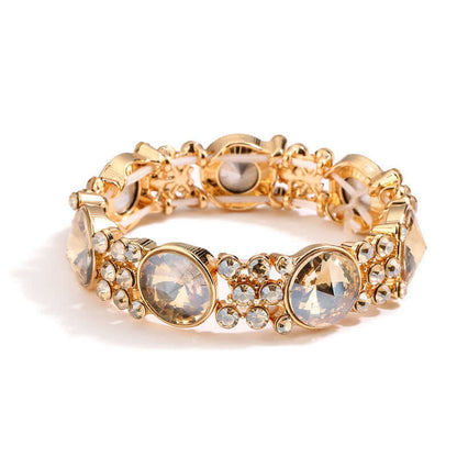 Women's Dramatic Rhinestone Stretchy Bracelet