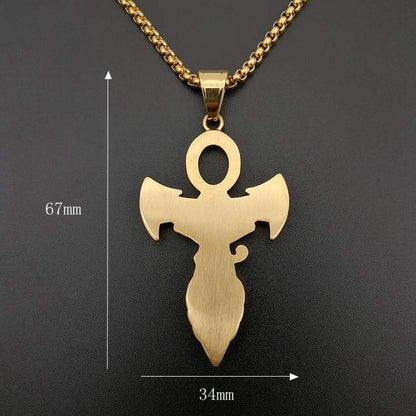 Hip Hop Gold Plated Zirconia Eye of Horus Pendant