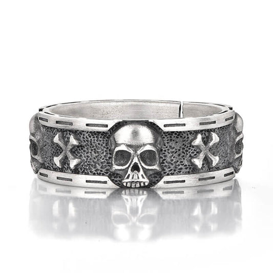 Pirate Ship Adjustable Punk Ring